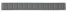 Stainless steel one-piece bracelet - black - 18, 20 mm