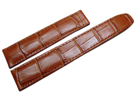Calfskin watch band - for deployment buckles - light...