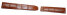 Calfskin watch band - for deployment buckles - light brown 18mm