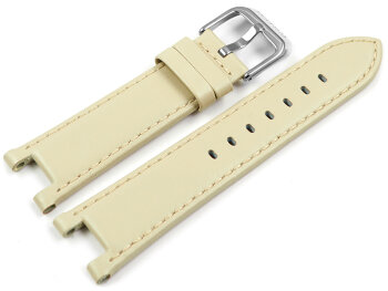 Genuine Festina Cream-coloured Leather Watch strap for...