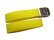 Deployment clasp - Silicone (Rubber) - Stripes - Waterproof - yellow 22mm