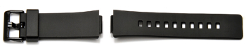 Casio Black Resin Watch strap LDF-50, LDF-30, LDF-50-1,...