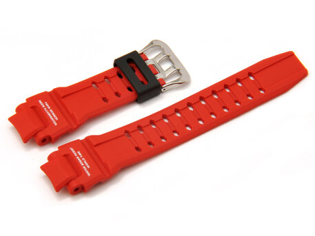 Casio Red Resin Watch strap f. GA-1000, GA-1000-4BER