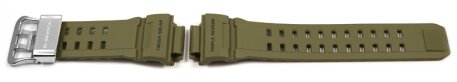 Casio Replacement Army Green Resin Watch Strap f. GW-9400, GW-9400-3