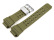 Casio Replacement Army Green Resin Watch Strap f. GW-9400, GW-9400-3