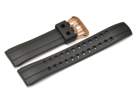 Genuine Casio Black rubber Watch strap for EQW-500BE,...