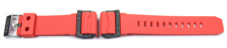 Genuine Casio Replacement Red Resin Watch Strap for GD-400, GD-400-4
