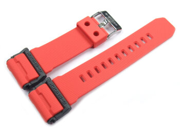 Genuine Casio Replacement Red Resin Watch Strap for GD-400, GD-400-4