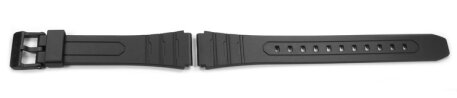 Genuine Casio Replacement Black Resin Watch Strap for W-202, W-202-1
