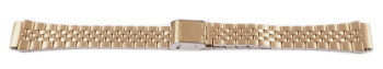Genuine Casio Stainless Steel Gold Tone Watch Strap for...