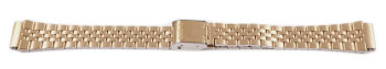 Genuine Casio Stainless Steel Gold Tone Watch Strap for LA680WEGA-9, LA680WEGA