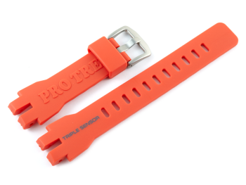 Genuine Casio Orange Resin Watch Strap for PRW-3000,...