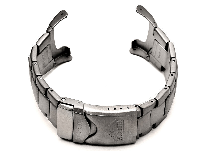 Frank Worthley vogn Gør det godt Genuine Casio Titanium Watch Strap /Bracelet Casio for PRG-240T, PRG-
