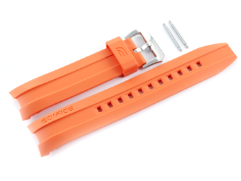Genuine Casio Replacement Orange Resin Watch strap Casio for  EMA-100B, EMA-100B-1A4V