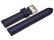 Watch band - padded - HighTech material - textile look - blue