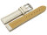 Watch band - padded - HighTech material - textile look - white