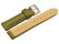 Watch band - padded - HighTech material - textile look - green
