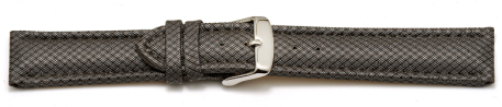 Watch band - padded - HighTech material - textile look - dark gray