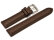 Watch band - padded - HighTech material - textile look - brown