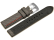 Watch band - HighTech - textile look - grey - red and black stitching