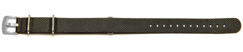 NATO watch band - HighTech material - textile look - gray
