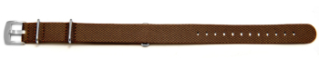 NATO watch band - HighTech material - textile look - brown