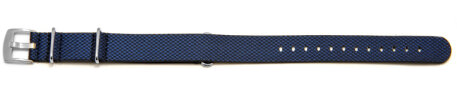NATO watch band - HighTech material - textile look - blue