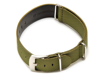 NATO watch band - HighTech material - textile look - green 18mm