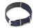 NATO watch band - HighTech material - textile look - blue 24mm