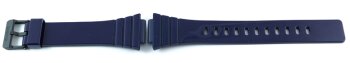 Casio Dark Blue Shiny Resin Watch strap for W-215H