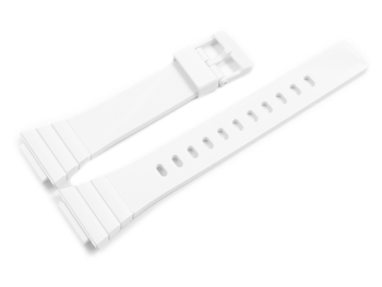 Casio White Resin Shiny Watch Strap for W-215H