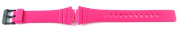 Casio Watch strap for W-215H, rubber, fuchsia