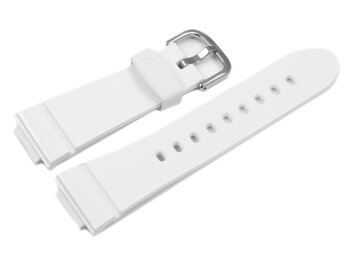 Casio Baby-G Strap for BGD-140, Shiny White Resin