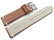 Watch strap - Genuine leather - Soft Vintage - brown 22mm Steel