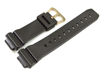 Casio Replacemetn Metallic Garish Brown Watch Strap for DW-6900BR-5, DW-6900BR