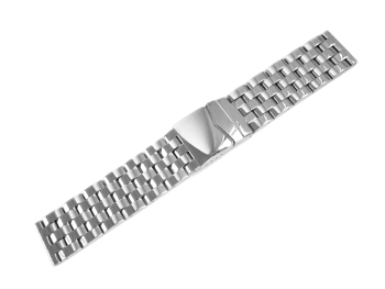 Metal watch band - Stainless steel - polished - 24,26 mm