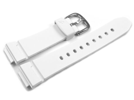 White Resin Watch strap Casio for BG-5606-7, BG-5606