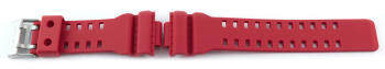 Genuine Casio Red Resin Watch Strap for GDF-100-4, GDF-100