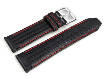 Festina Black watch band RED stitching F16489/5 F16489...