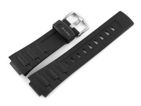 BLX-102, BLX-102-1, BLX-102-1ER Casio Replacement Black Resin Watch Strap