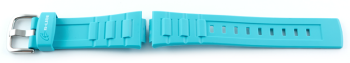 Casio Light Blue Resin Watch Strap BLX-102-2B