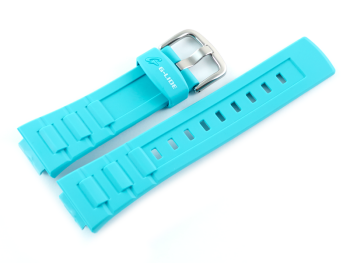 Casio Light Blue Resin Watch Strap BLX-102-2B