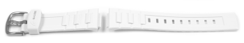 Casio White Resin Watch Strap BLX-102-7