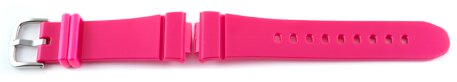 Genuine Shiny Pink Resin Watch strap Casio for BGA-130-4, BGA-130