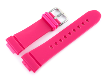 Genuine Shiny Pink Resin Watch strap Casio for BGA-130-4,...