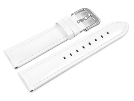 Lotus White Leather Watch Strap for 15746/1, 15746