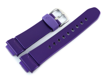 Casio Purple Colored Watch Strap for BG-5600SA-6, BG-5600SA, BG-5600, Shiny Resin