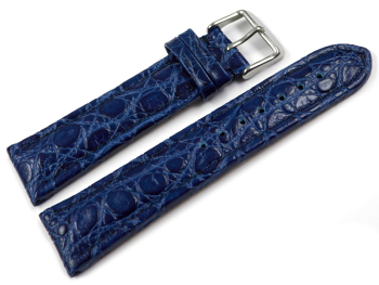 Watch band - Genuine Calfskin - African - blue