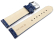 Watch band - Genuine Calfskin - African - blue