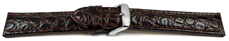 Watch band - Genuine Calfskin - African - dark brown